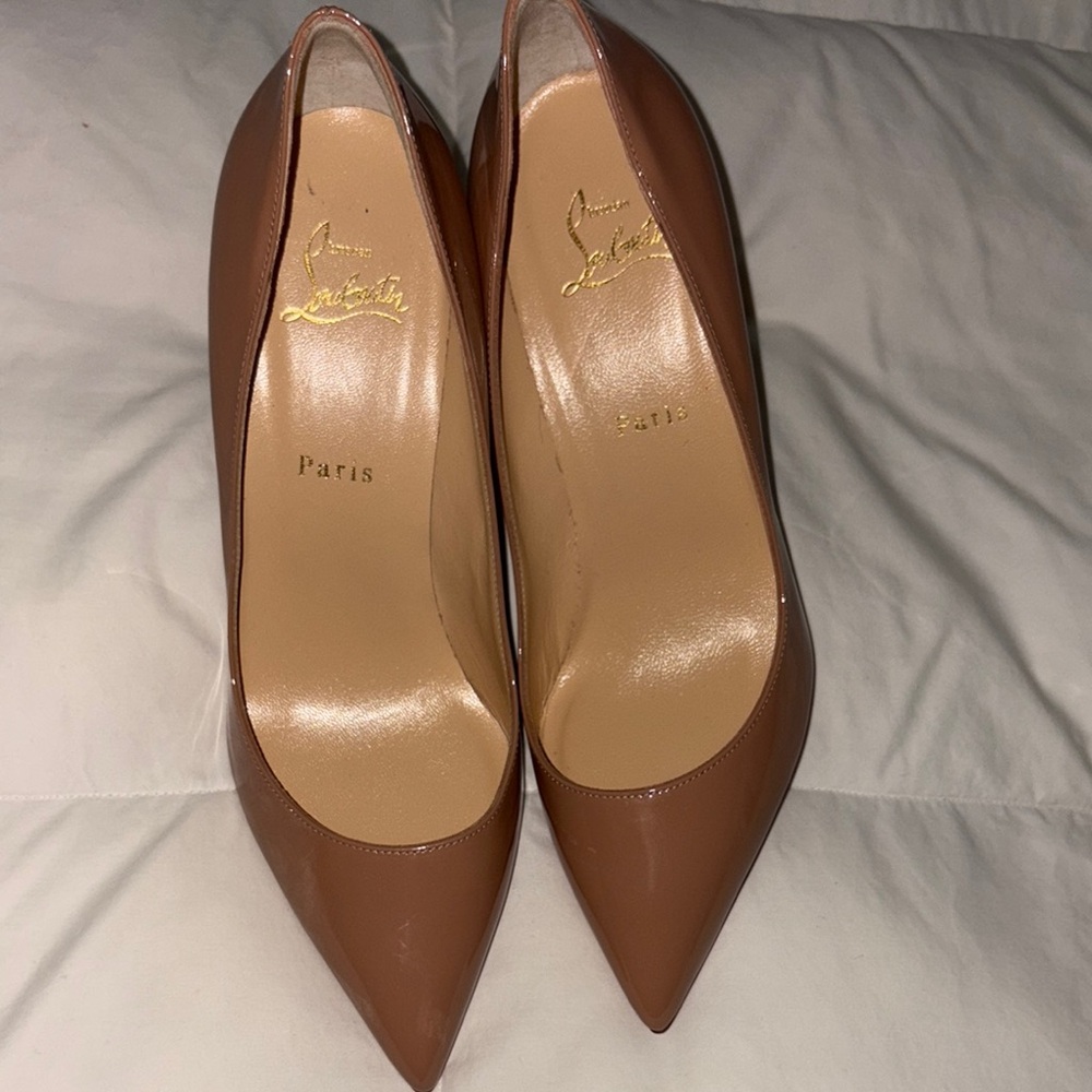 Christian Louboutin Brown Stiletto Heels